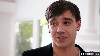 Young guy reverse gangbang by five huge boobs blonde MILFs