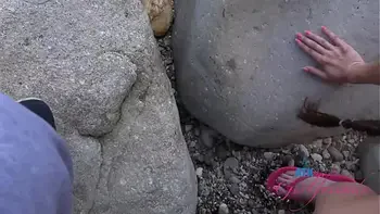 Cruising on the coast with super cute Brianna Arson and getting head out in public POV