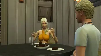 StepSon Fucks Blonde Stepmom After He Masturbated While She taking nap