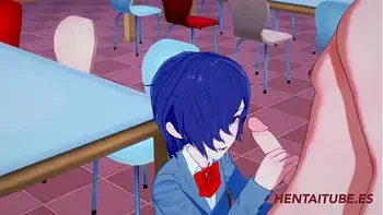 Tokyo Ghoul - Touka Kirishima Handjob, Blowjob and Fucked in a Table - Hentai 3D