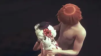 Hentai Uncensored 3D - Tabusa boobjob and fucked by redhair boy - Japanese Asian Manga Anime Game Porn