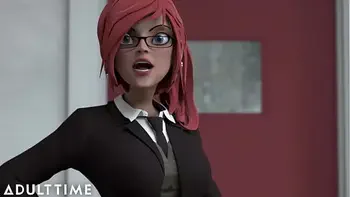 ADULT TIME - Hentai Sex University Prodigy Dominates Principal's Pussy For His Midterm Exam