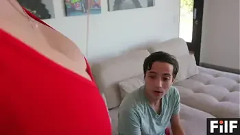 Hot Stepmom Brianna Rose Cleans Off Her Clumsy Stepson