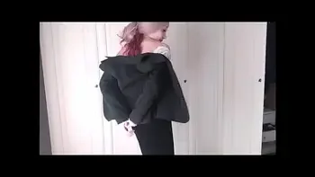 Chantal Channel sexy homemade strip tease