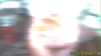 Booty teen swallows jizz