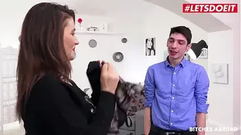 LETSDOEIT - Big Tits Brunette Scarlett Queen Let A Stranger To Pound Her Wet Pussy