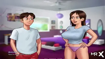 SummertimeSaga - Jerking Off On Parents Bed With Mature Woman's Panties E1 # 36