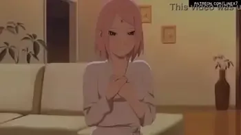 Сакура приняла сперму