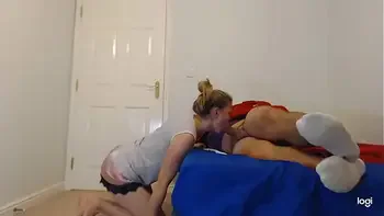 step D  and his d entered the room and started to suck dick fucked her and cumming on her face