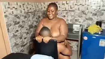 Horny cheating African bbw housewife