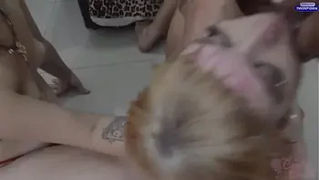 I tricked my stepsister into being ass fucked and pissed on by me and my husband