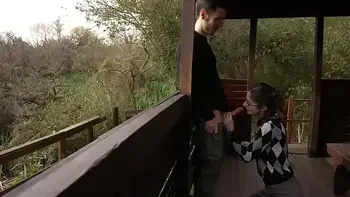 Petite Horny Teen Fucked in Public Park - almost Caught! - Outdoor Amateur Sex