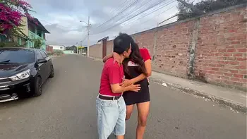 And if they discover us? , fun sex in a public park with my fucking whore girlfriend and a horny stranger