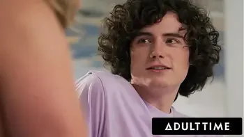 ADULT TIME - Panty Sniffing Teen Caught MILF Rachael Cavalli Masturbating! Fucks Her On Bestie's Bed