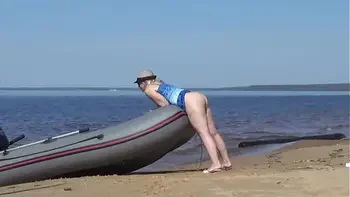 Lady Tourist and Boatman