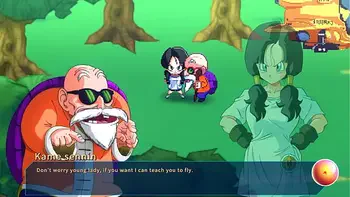 Kame Paradise 3 - Videl sucks a big dick (Videl sex scene)