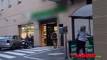 Busty Pandora Vicius and her ultimate challenge: Will you seduce a random guy in the street?