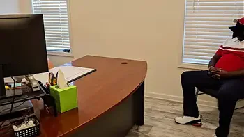 The upset customer sprayed his cum in my open mouth , then I gagged on his big load (hijab Pawg Milf)