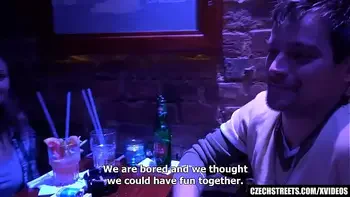 Foursome Fuck in Czech Streets !!
