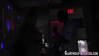 Big fake tits gloryhole milf sucks and fucks