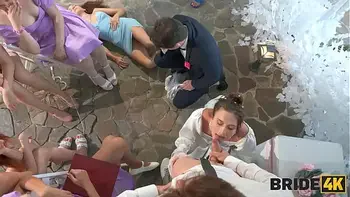 BRIDE4K. A real wedding anal fuck, Bride was nailed by a toastmaster