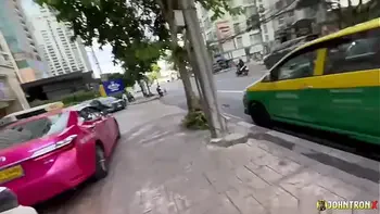 JohnTronX- I Creampie A Super Skinny Tatted Thai Dancer