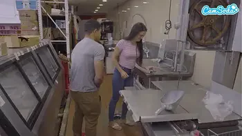 Amateur Teen Sucks Big Black Cock And Gets Fucked in Public BBC