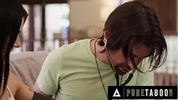 PURE TABOO Playful Naive Holly Day Plays Doctor With Her New Stepbrother