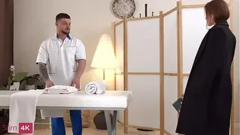 Nicole Murkovski - Flexible teen gets massaged and DP