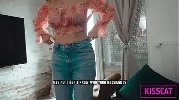 S3E8: Step son fuck step mom with her new husband in share bed till cum in pussy and mouth