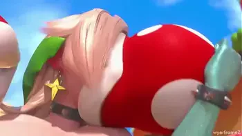 Plantas pirañas cachondas se la chupan a la princesa Rosalina Futa