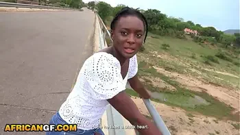 Bratty African Hottie POV Pussy Wrecked By White Boyfriend In The Park!