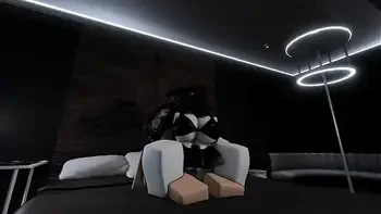 Fucking with my busty goth friend in roblox
