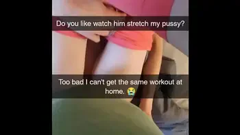 Cheating Amateur Yoga MILF Fucks Fitness Instructor On Snapchat - Cucked And Creampied