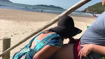 Milf teased a stranger with her tongue and he fucked her in the ass in front of everyone