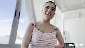 PutaLocura - Voluptuosa española tatuada Nadja Hot charlando y tragando el semen de Torbe