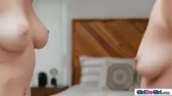 Lesbian playthings get clamps on their nipples and pussylips