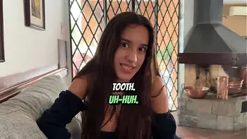 First Casting With Busty Skinny 18yo Brazilian Teen - POV Teen Blowjob