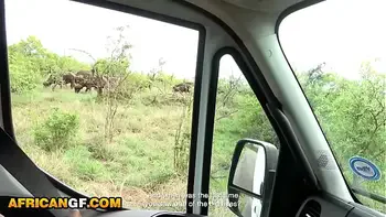 Nympho African Girlfriend Sucks My White Cock After Exotic Safari Date