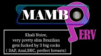 Khali Noire, very pretty slim Brazilian gets fucked by 3 big cocks ( DAP, Anal, slim girl, ATM, BBC, perfect breasts, dirty talk ) OB480