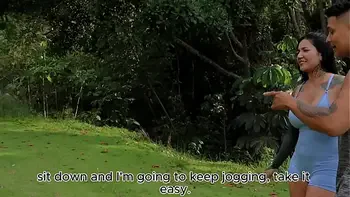 Workout routine ends in hot sex with a tattooed Latina part 1 - Dilan Clavijo