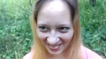 THE STUDENT WAS LOST IN THE FOREST AND IN A MINUTE A STRANGER WAS TAKING HER OUT OF THE FOREST!