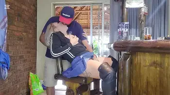 Close up pussy fucking and squirting after creampie