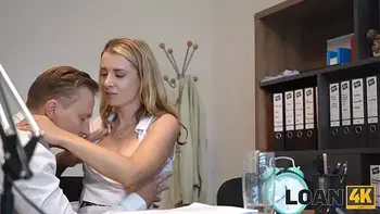 LOAN4K. She is divorcing and cheating on her husband with a big office dick