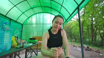 COMPLETE GIRLFRIEND EXPERIENCE: Camping, Fishing, Cooking and Outdoor Sex!