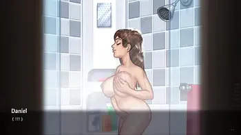 Summertime Saga - Beautiful Stepmom shows off her amazing body and gets cummed on - Part 2