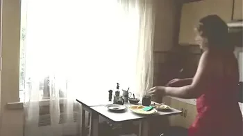 Lesbians. Family Nudism. Naturists. Adult woman blonde Milf and beautiful cute sexy brunette girl in stockings transparent negligee and naked. Natural tits. Perfect ass girl. Pussy. Fetish. Big tits