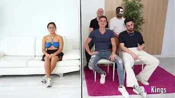 Blind date. Lana Villafuerte comes to meet a guy and ends up fucking all the suitors at FAKings