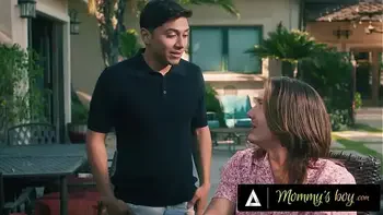 MOMMY'S BOY - MILF Penny Barber CAUGHT BFF Fucking Her Stepson & JOINS IN! BUSTY STEPMOM GROUP SEX!