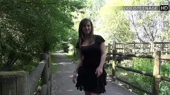 big boobs 18 year Lucie does her first porn casting